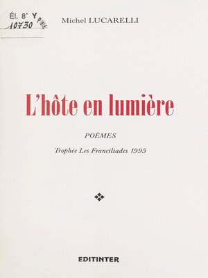 cover image of L'hôte en lumière